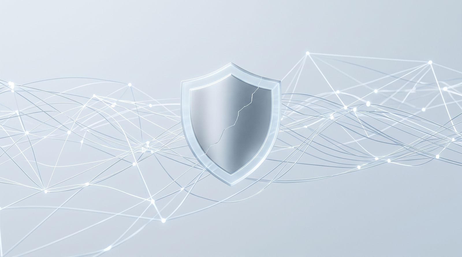 Abstract concept of a contained cyber security breach