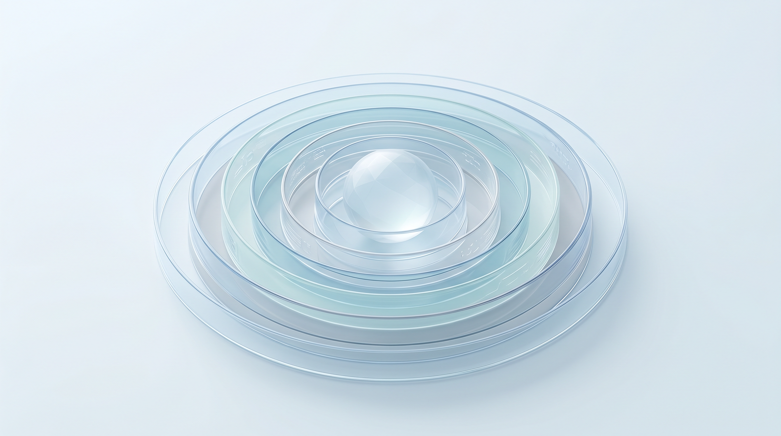 Abstract concept of layered IT security defences