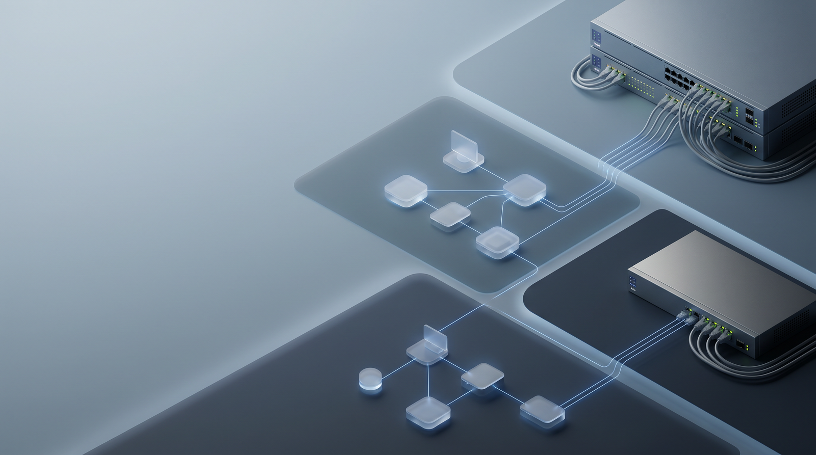 A segmented business network