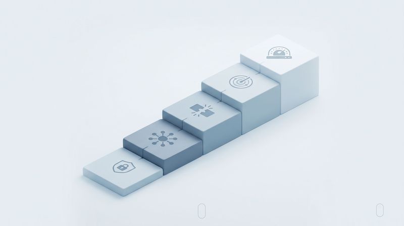 Abstract concept of a cybersecurity compliance roadmap