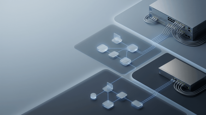 A segmented business network