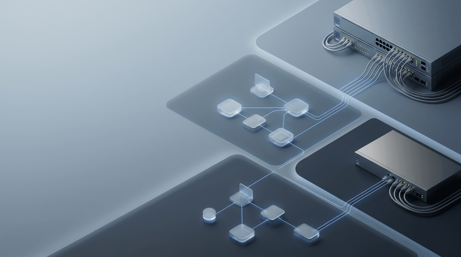 A segmented business network